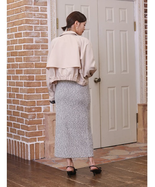 fifth（フィフス）の「【SETUP対応】ショートトレンチコート（その他アウター・レディース・ネイビー/ベージュ・M）」の9枚目の写真