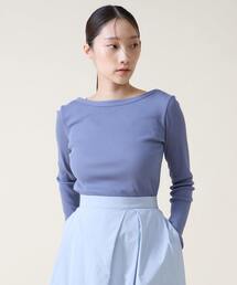 Tiara | バックオープンリブTシャツ(Tシャツ/カットソー)