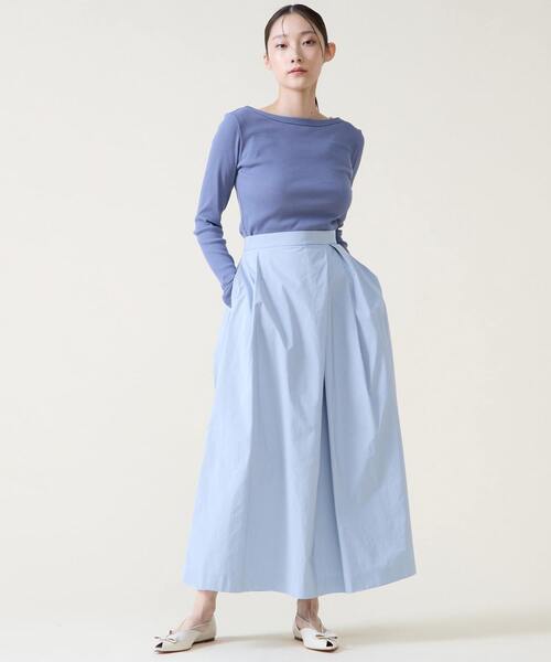 Tiara（ティアラ）の「バックオープンリブTシャツ（Tシャツ/カットソー・レディース・ブラック/ブルー/チャコールグレー・FREE）」の13枚目の写真