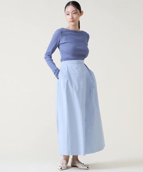 Tiara（ティアラ）の「バックオープンリブTシャツ（Tシャツ/カットソー・レディース・ブラック/ブルー/チャコールグレー・FREE）」の12枚目の写真