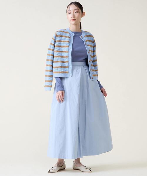 Tiara（ティアラ）の「バックオープンリブTシャツ（Tシャツ/カットソー・レディース・ブラック/ブルー/チャコールグレー・FREE）」の11枚目の写真