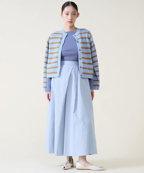 Tiara（ティアラ）の「バックオープンリブTシャツ（Tシャツ/カットソー・レディース・ブラック/ブルー/チャコールグレー・FREE）」の10枚目の写真