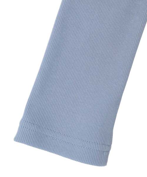 Tiara（ティアラ）の「バックオープンリブTシャツ（Tシャツ/カットソー・レディース・ブラック/ブルー/チャコールグレー・FREE）」の6枚目の写真