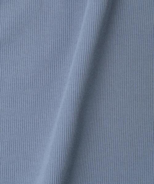 Tiara（ティアラ）の「バックオープンリブTシャツ（Tシャツ/カットソー・レディース・ブラック/ブルー/チャコールグレー・FREE）」の4枚目の写真