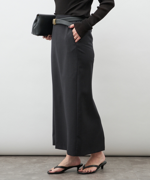 Deuxieme Classe(ドゥーズィエムクラス)の「【LOULOU DE SAISON/ルル デ セゾン】CARA STRAIGHT MAXI SKIR(スカート・レディース・ブラック・34/36)」の22枚目の写真