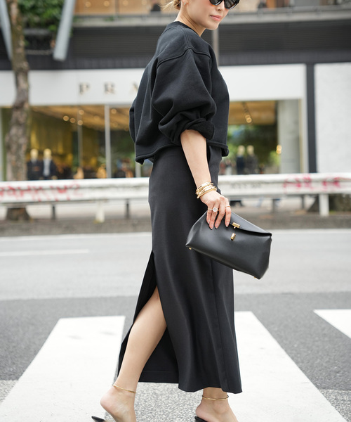Deuxieme Classe(ドゥーズィエムクラス)の「【LOULOU DE SAISON/ルル デ セゾン】CARA STRAIGHT MAXI SKIR(スカート・レディース・ブラック・34/36)」の7枚目の写真