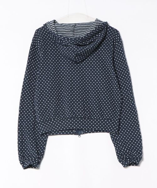 almo(アルモ)の「【LAMPOON】ドットジップパーカー(パーカー・レディース・ネイビー・LARGE/MEDIUM/SMALL)」の9枚目の写真