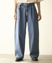 Firsthand | Firsthand/ファーストハンド デザイン タック ジャパンデニム / ワイドシルエット(デニムパンツ)