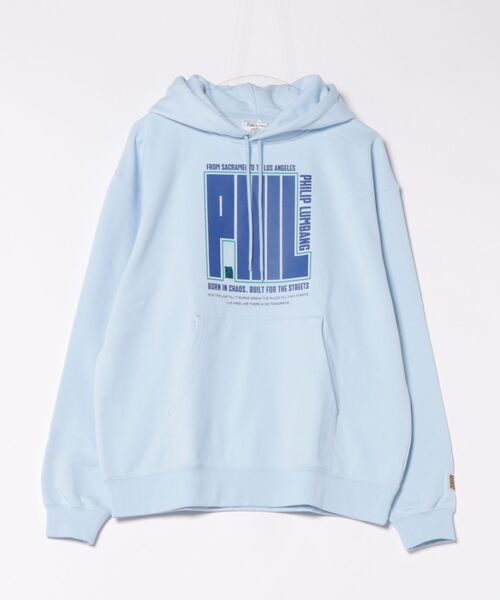 Right-on(ライトオン)の「【Philip Lumbang】カリフォルニアグラフィック プリントスウェットパーカー (ストリートコーデ / 大人カジュアル / ミッドウェイト)(パーカー・メンズ・ブラウン/ホワイト/サックスブルー・M/L/XL)」の3枚目の写真