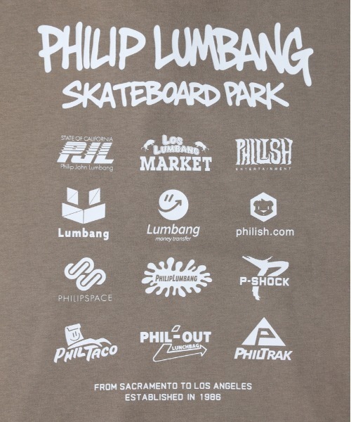 Right-on（ライトオン）の「Other(ソノタ)「Ｐｈｉｌｉｐ　Ｌｕｍｂａｎｇ」プリントスウェットパーカー（パーカー・メンズ・ブラウン/ホワイト/サックスブルー・M/L/XL）」の5枚目の写真