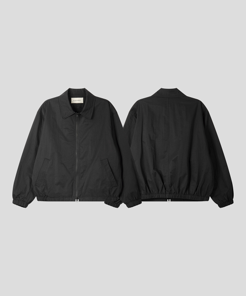 BLACK MOMENT（ブラックモーメント）の「シグネチャーナイロンオーバーサイズブルゾン2WAY[ブラック]（ナイロンジャケット・メンズ・ブラック・SMALL/MEDIUM/LARGE）」の7枚目の写真