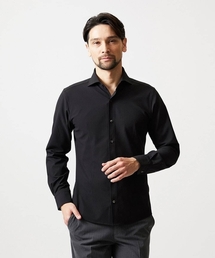 MICHEL KLEIN HOMME   （ミッシェルクランオム）の「ストレッチサッカー長袖シャツ（シャツ/ブラウス）」