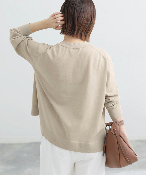 IENA(イエナ)の「ウォッシャブル シアーニットプルオーバー(ニット/セーター・レディース・ブラック/サックスブルー/ベージュ・FREE)」の17枚目の写真