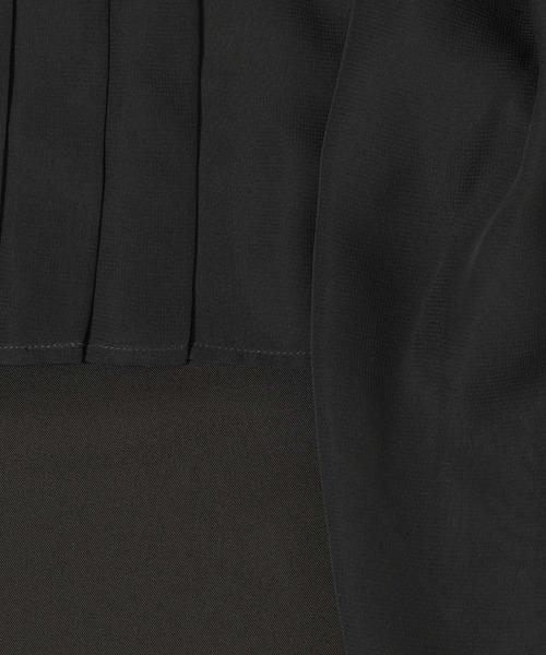 HARE（ハレ）の「シアーイソザイプリーツシャツ(HARE)（シャツ/ブラウス・レディース・イエロー/ブラック/ブルー・FREE）」の22枚目の写真