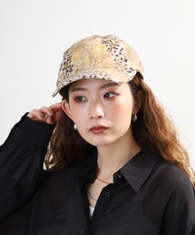 crossi（クロッシー）の「レオパード柄　ベースボールキャップ（キャップ）」
