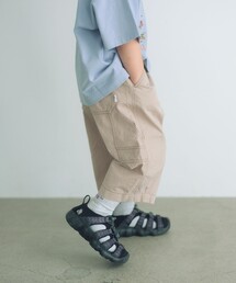 green label relaxing（グリーンレーベルリラクシング）の「ツイル クロップド ペインター パンツ / キッズ  100cm-160cm（カーゴパンツ）」