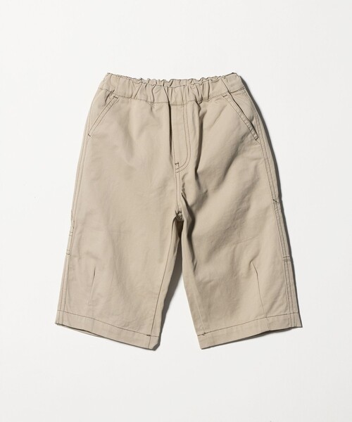 green label relaxing(グリーンレーベルリラクシング)の「ツイル クロップド ペインター パンツ / キッズ 100cm-160cm(カーゴパンツ・キッズ・ベージュ/ダークグレー・150cm/160cm/110cm/100cm/120cm/130cm/140cm)」の7枚目の写真