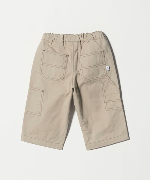 green label relaxing(グリーンレーベルリラクシング)の「ツイル クロップド ペインター パンツ / キッズ 100cm-160cm(カーゴパンツ・キッズ・ベージュ/ダークグレー・150cm/160cm/110cm/100cm/120cm/130cm/140cm)」の8枚目の写真