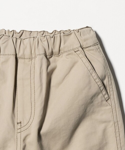 green label relaxing(グリーンレーベルリラクシング)の「ツイル クロップド ペインター パンツ / キッズ 100cm-160cm(カーゴパンツ・キッズ・ベージュ/ダークグレー・150cm/160cm/110cm/100cm/120cm/130cm/140cm)」の9枚目の写真