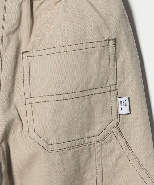 green label relaxing(グリーンレーベルリラクシング)の「ツイル クロップド ペインター パンツ / キッズ 100cm-160cm(カーゴパンツ・キッズ・ベージュ/ダークグレー・150cm/160cm/110cm/100cm/120cm/130cm/140cm)」の20枚目の写真