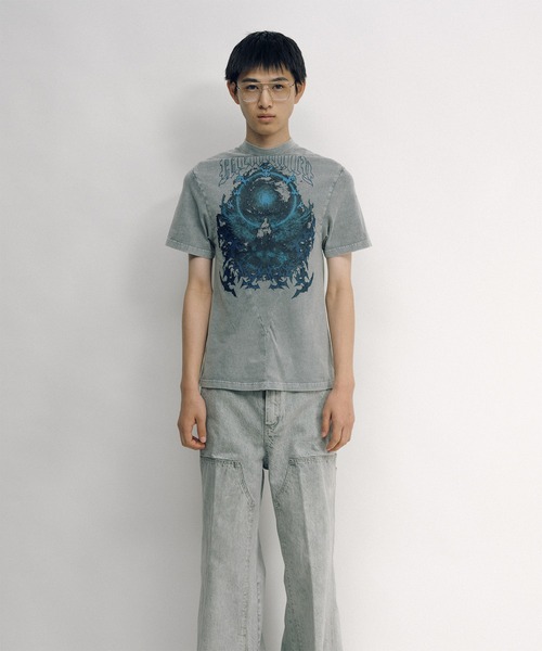 KEISUKEYOSHIDA(ケイスケヨシダ)の「Dead Body SS T-shirt(Tシャツ/カットソー・レディース・ブラック/グレー・M/L)」の2枚目の写真