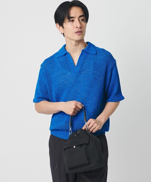 BEAUTY&YOUTH UNITED ARROWS(ビューティーアンドユースユナイテッドアローズ)の「ソフト ファブリック 2WAYショルダー バッグ(ハンドバッグ・メンズ・ライム/ブラック・FREE)」の19枚目の写真