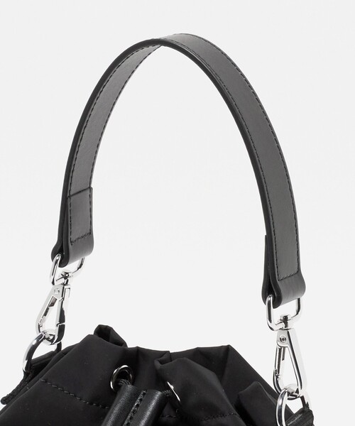 BEAUTY&YOUTH UNITED ARROWS(ビューティーアンドユースユナイテッドアローズ)の「ソフト ファブリック 2WAYショルダー バッグ(ハンドバッグ・メンズ・ライム/ブラック・FREE)」の15枚目の写真
