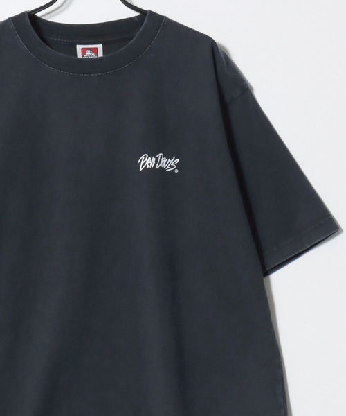 BEN DAVIS(ベンデイビス)の「BEN DAVIS/ベンデイビス ROADSIDE VNTG TEE/オーバーサイズ ヴィンテージ加工 ストリート バックプリント ロゴ ワンポイント 半袖Tシャツ/レディース メンズ(Tシャツ/カットソー・メンズ・ブラウン/ブラック・XL/L/M)」の3枚目の写真