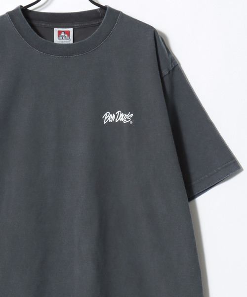 BEN DAVIS(ベンデイビス)の「BEN DAVIS/ベンデイビス ROADSIDE VNTG TEE/オーバーサイズ ヴィンテージ加工 ストリート バックプリント ロゴ ワンポイント 半袖Tシャツ/レディース メンズ(Tシャツ/カットソー・メンズ・ブラウン/ブラック・XL/L/M)」の5枚目の写真