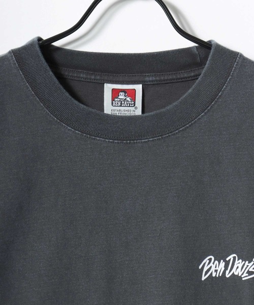 BEN DAVIS(ベンデイビス)の「BEN DAVIS/ベンデイビス ROADSIDE VNTG TEE/オーバーサイズ ヴィンテージ加工 ストリート バックプリント ロゴ ワンポイント 半袖Tシャツ/レディース メンズ(Tシャツ/カットソー・メンズ・ブラウン/ブラック・XL/L/M)」の11枚目の写真
