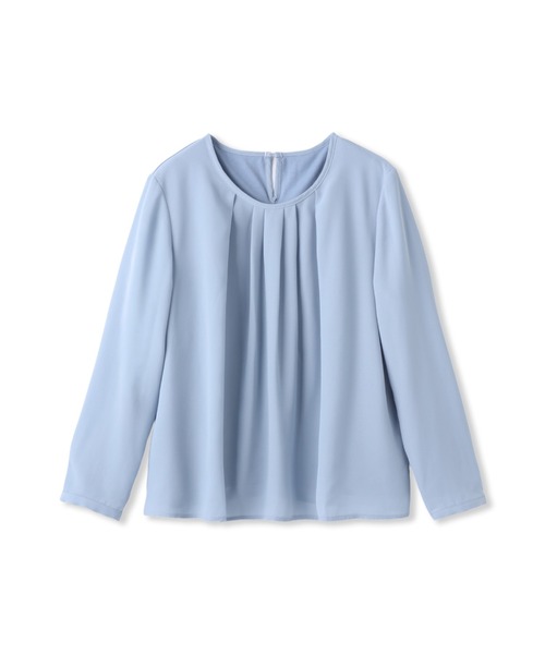 LAUTREAMONT(ロートレアモン)の「【WEB限定】こっそり暖かシフォンブラウス(シャツ/ブラウス・レディース・オフホワイト/ライトブルー/ベージュ・9号)」の4枚目の写真