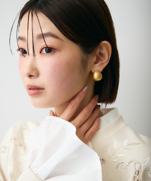 Trish（トリッシュ）の「マットサークルピアス（ピアス（両耳用）・レディース・シルバー/ゴールド・FREE）」の18枚目の写真