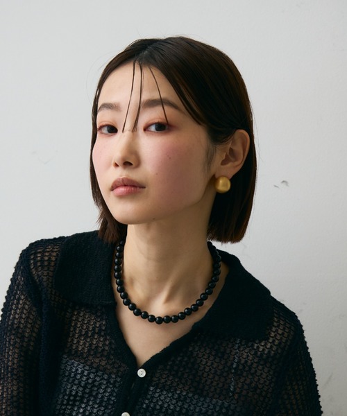 Trish（トリッシュ）の「マットサークルピアス（ピアス（両耳用）・レディース・シルバー/ゴールド・FREE）」の14枚目の写真