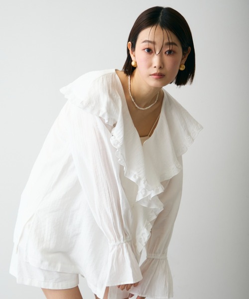 Trish（トリッシュ）の「マットサークルピアス（ピアス（両耳用）・レディース・シルバー/ゴールド・FREE）」の7枚目の写真