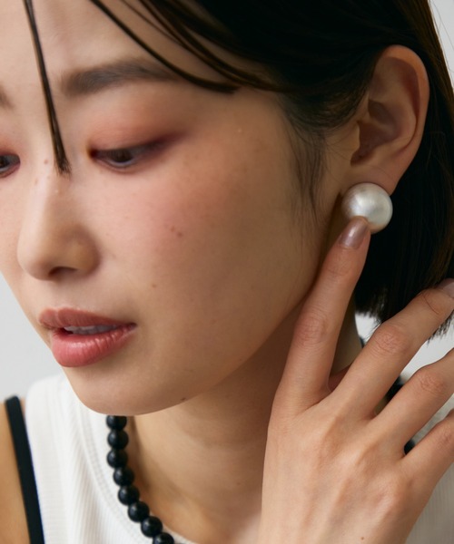 Trish(トリッシュ)の「マットサークルピアス(ピアス(両耳用)・レディース・シルバー/ゴールド・FREE)」の17枚目の写真
