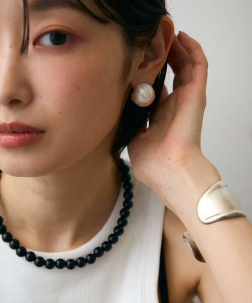 Trish（トリッシュ）の「マットサークルピアス（ピアス（両耳用）・レディース・シルバー/ゴールド・FREE）」の21枚目の写真