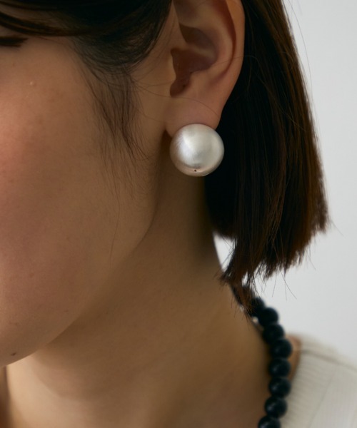 Trish（トリッシュ）の「マットサークルピアス（ピアス（両耳用）・レディース・シルバー/ゴールド・FREE）」の20枚目の写真