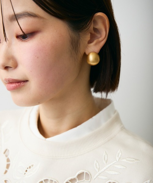 Trish(トリッシュ)の「マットサークルピアス(ピアス(両耳用)・レディース・シルバー/ゴールド・FREE)」の21枚目の写真