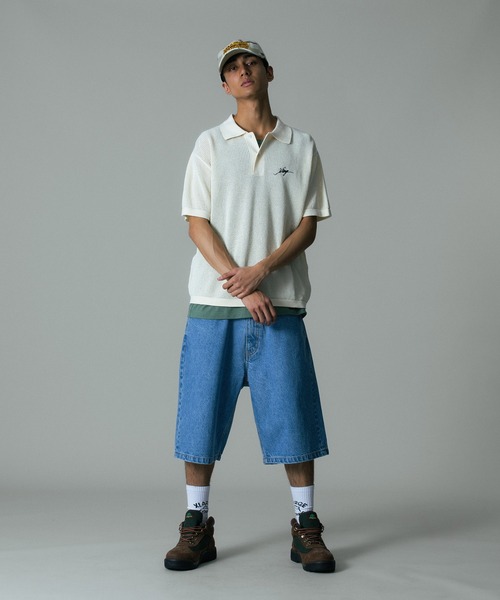 XLARGE(エクストララージ)の「OG DENIM SHORT PANTS(デニムパンツ・メンズ・グリーン/ライトインディゴブルー/ブラック・32inch/30inch/34inch/36inch)」の12枚目の写真