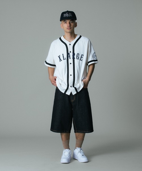 XLARGE(エクストララージ)の「OG DENIM SHORT PANTS(デニムパンツ・メンズ・グリーン/ライトインディゴブルー/ブラック・32inch/30inch/34inch/36inch)」の8枚目の写真