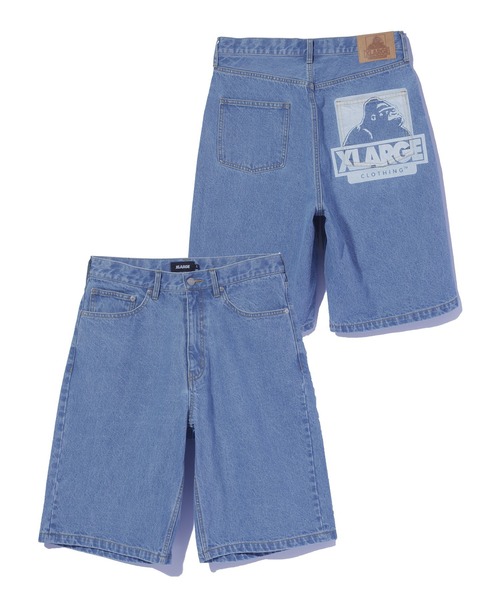 XLARGE(エクストララージ)の「OG DENIM SHORT PANTS(デニムパンツ・メンズ・グリーン/ライトインディゴブルー/ブラック・32inch/30inch/34inch/36inch)」の4枚目の写真