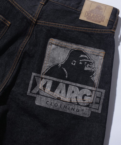 XLARGE(エクストララージ)の「OG DENIM SHORT PANTS(デニムパンツ・メンズ・グリーン/ライトインディゴブルー/ブラック・32inch/30inch/34inch/36inch)」の5枚目の写真