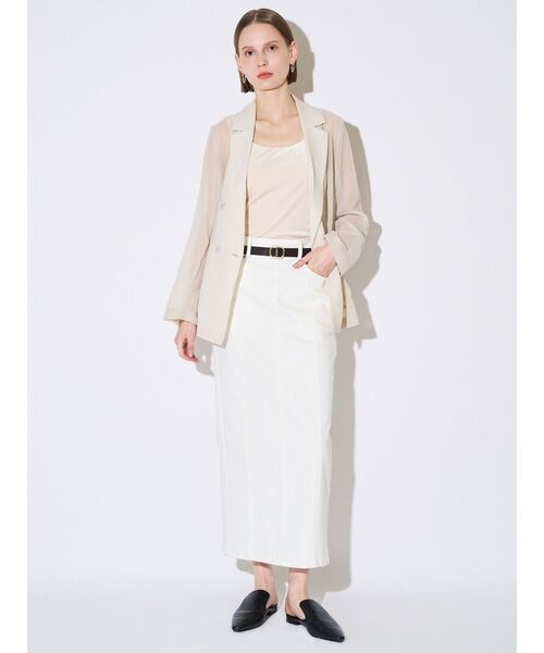 ELENDEEK(エレンディーク)の「フロッキーチュールパッドタンク(タンクトップ・レディース・ブラック/イエロー/ベージュ・FREE)」の22枚目の写真