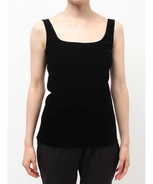 ELENDEEK（エレンディーク）の「フロッキーチュールパッドタンク（タンクトップ・レディース・ブラック/イエロー/ベージュ・FREE）」の12枚目の写真