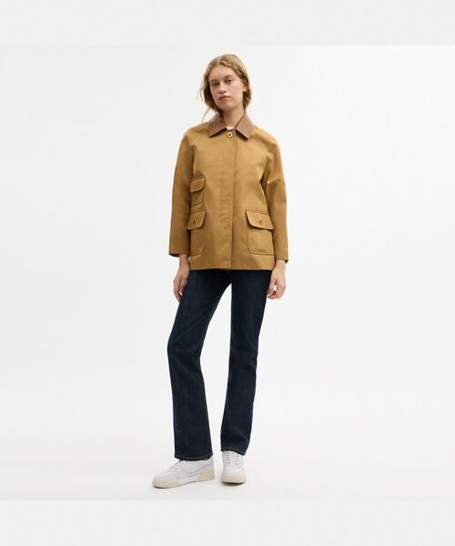 COACH（コーチ）の「ターンロック スウィング コート（その他アウター・レディース・ベージュ系その他・MEDIUM/X-SMALL/SMALL）」の2枚目の写真