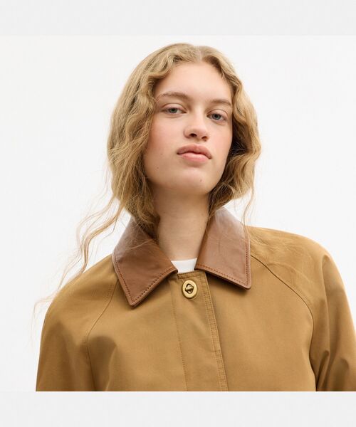 COACH（コーチ）の「ターンロック スウィング コート（その他アウター・レディース・ベージュ系その他・MEDIUM/X-SMALL/SMALL）」の4枚目の写真
