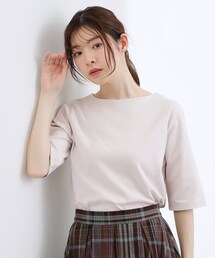 grove | スムースボートネックTシャツ(Tシャツ/カットソー)