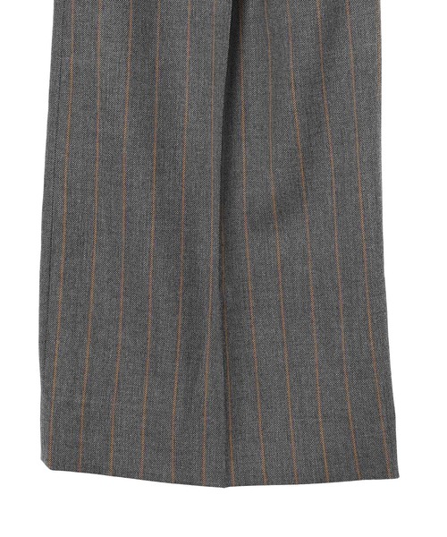 GANNI（ガニー）の「Brushed Wool Stripe Mid Waist W0761（その他パンツ・レディース・グレー・36/34）」の3枚目の写真