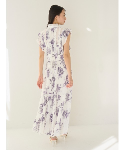 SNIDEL（スナイデル）の「【販路限定サイズあり】Sustainableプリーツプリントワンピース（ワンピース・レディース・ミント/ホワイト/ライトピンク/ダークネイビー・1/00/2/0）」の12枚目の写真