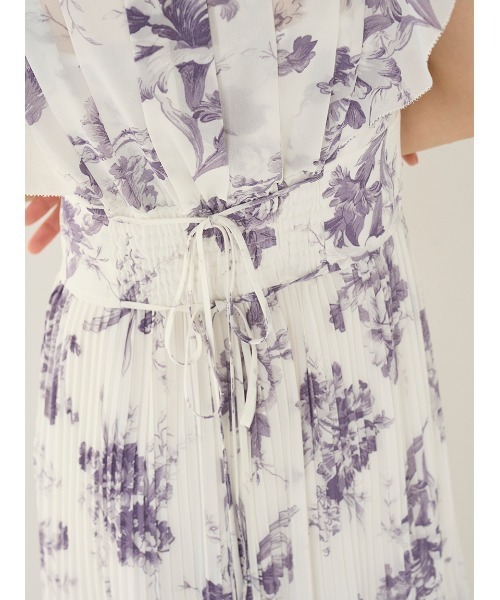 SNIDEL（スナイデル）の「【販路限定サイズあり】Sustainableプリーツプリントワンピース（ワンピース・レディース・ミント/ホワイト/ライトピンク/ダークネイビー・1/00/2/0）」の18枚目の写真